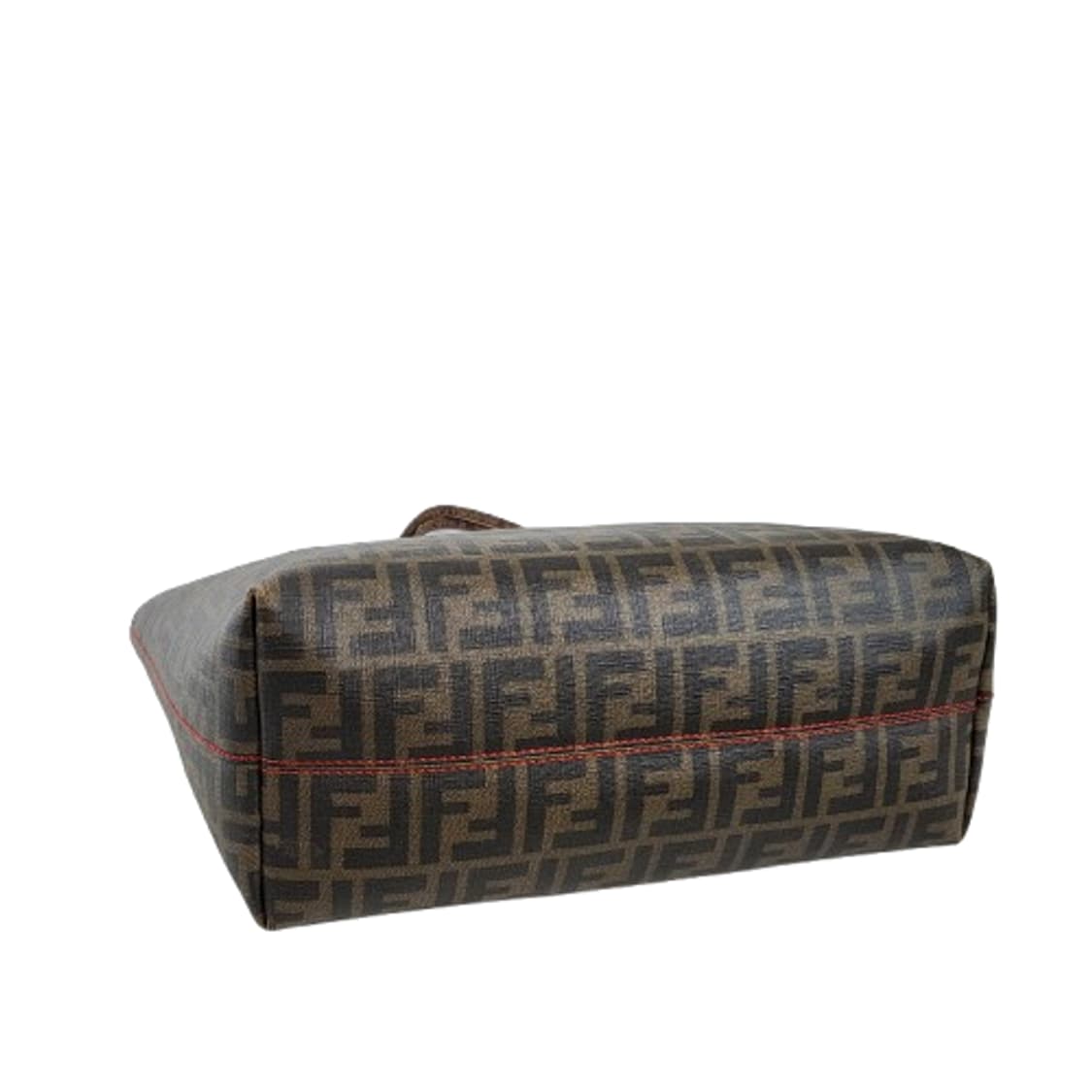 정품 펜디 주카 PVC 타바코브라운 스티치 쇼퍼백 상품이미지6