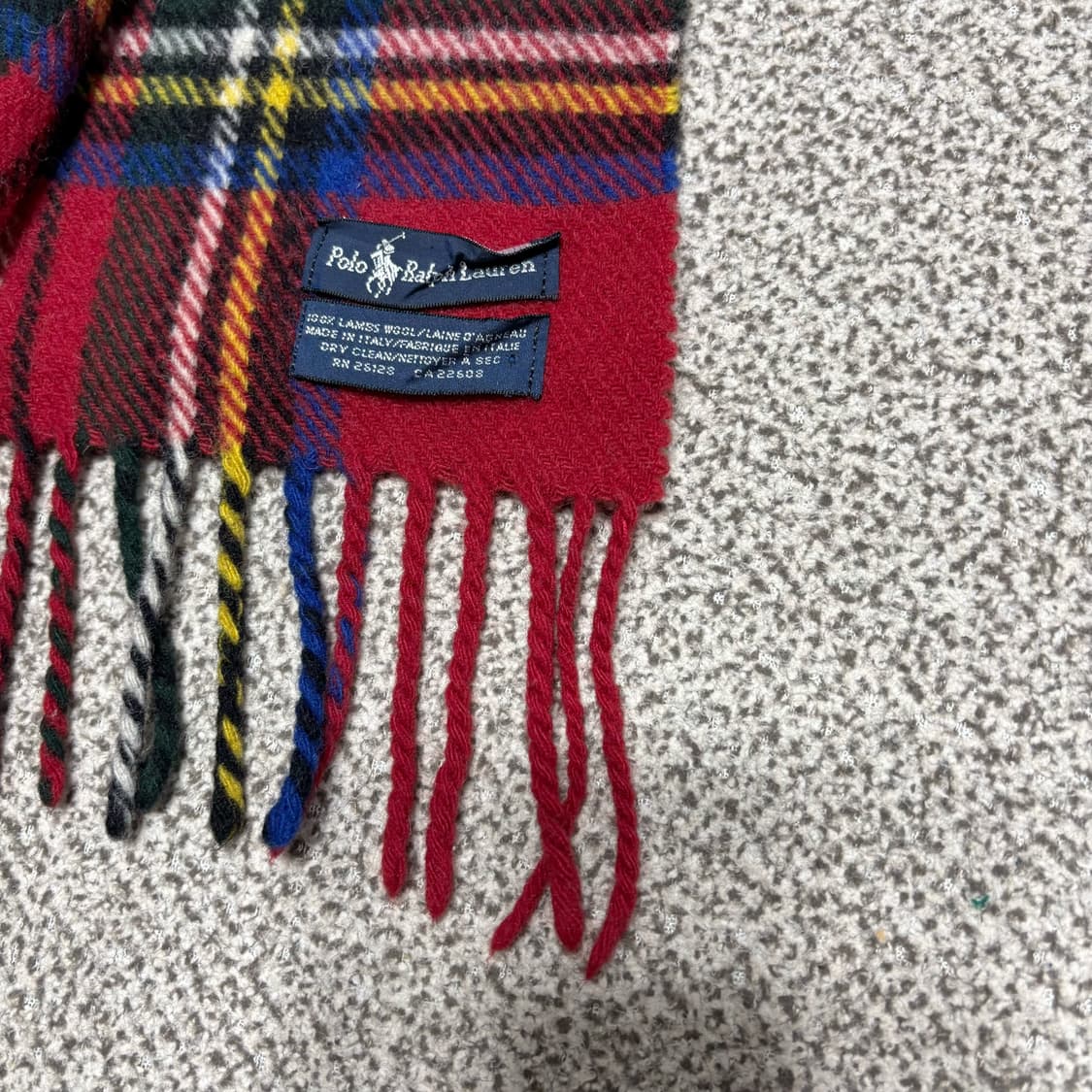 [택포,램스울100] 폴로 랄프로렌 이태리 머플러 목도리 [A+] 상품이미지3