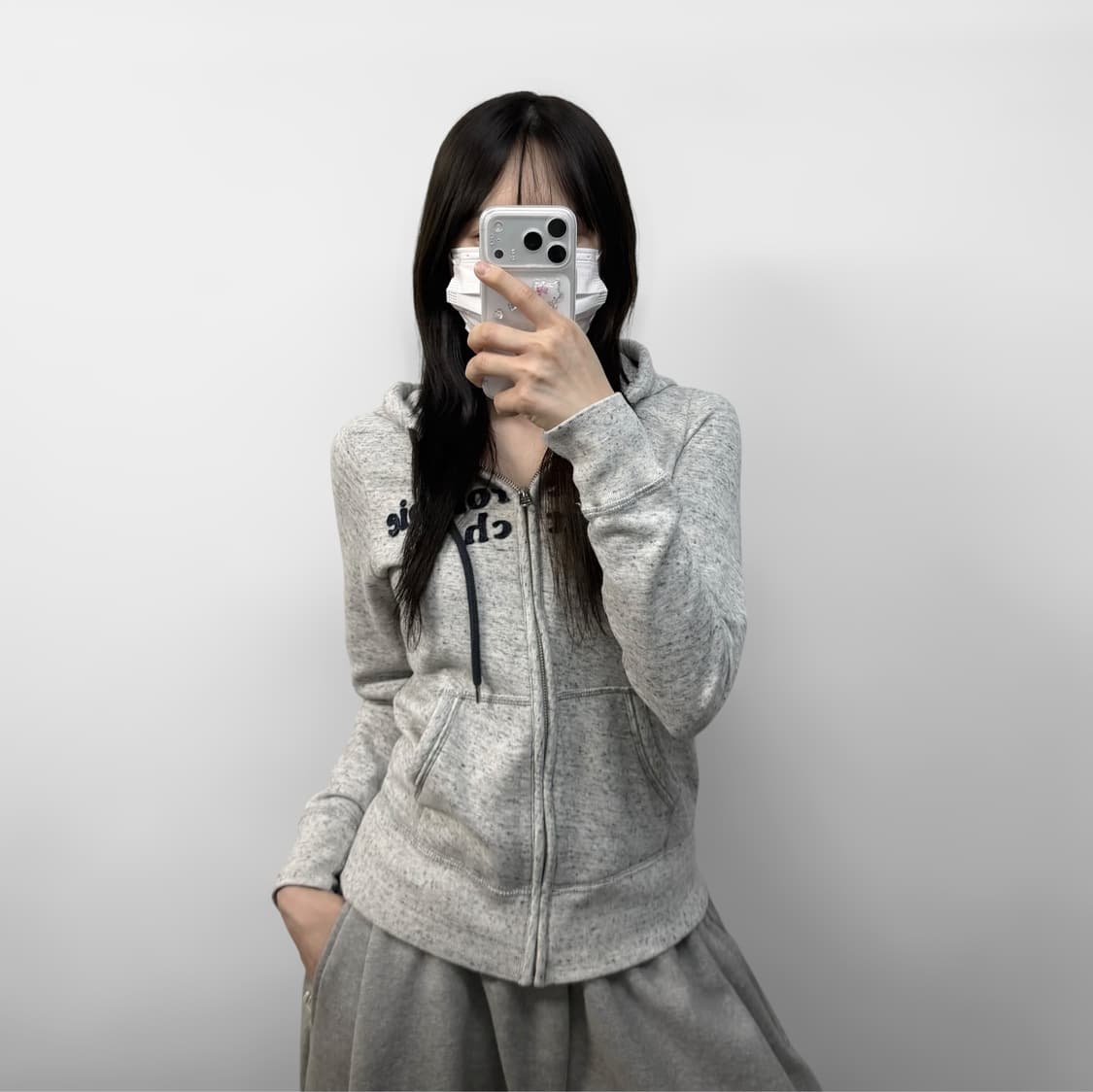 아베크롬비 스펠 로고 후드집업 상품이미지1