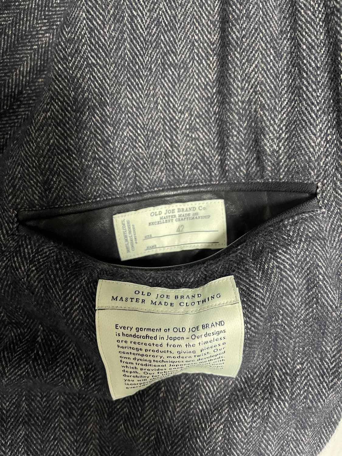 올드조 / 홀스하이드 가죽자켓 / 42블랙 상품이미지3