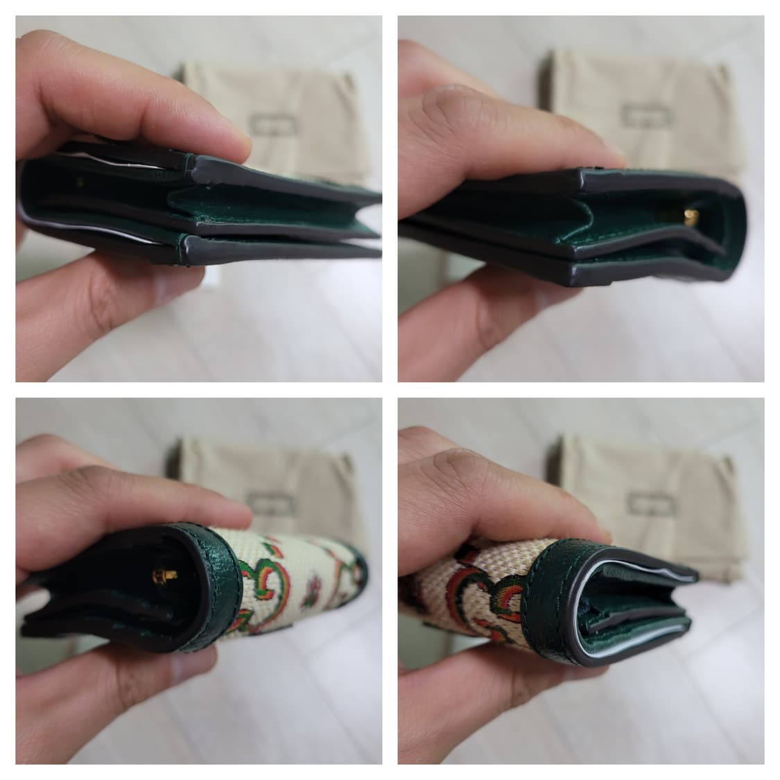 정품 구찌 캔버스 카드동전 반지갑 상품이미지4