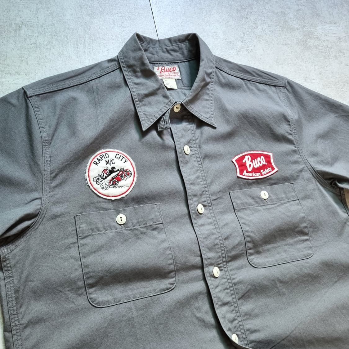 Buco S/S Motorcycle Shirt M, 100 sz 상품이미지4