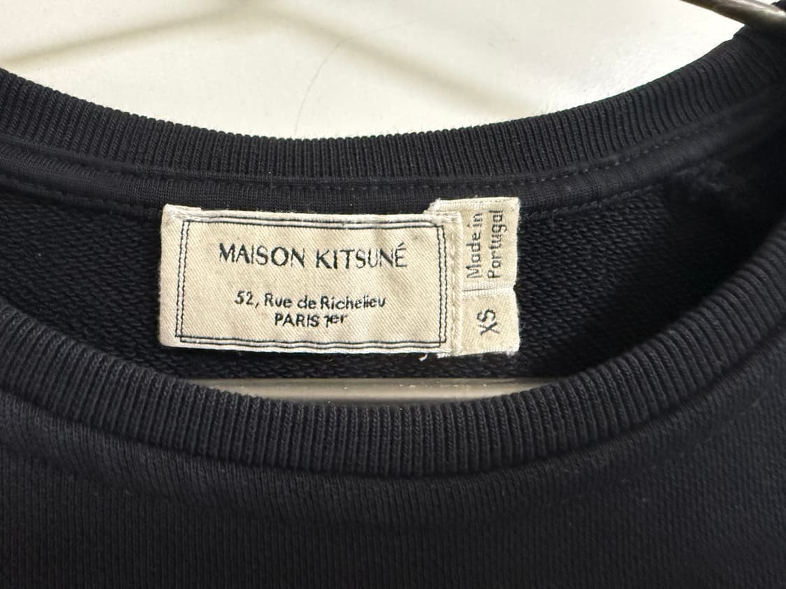 정품)메종키츠네 맨투맨 XS 상품이미지3