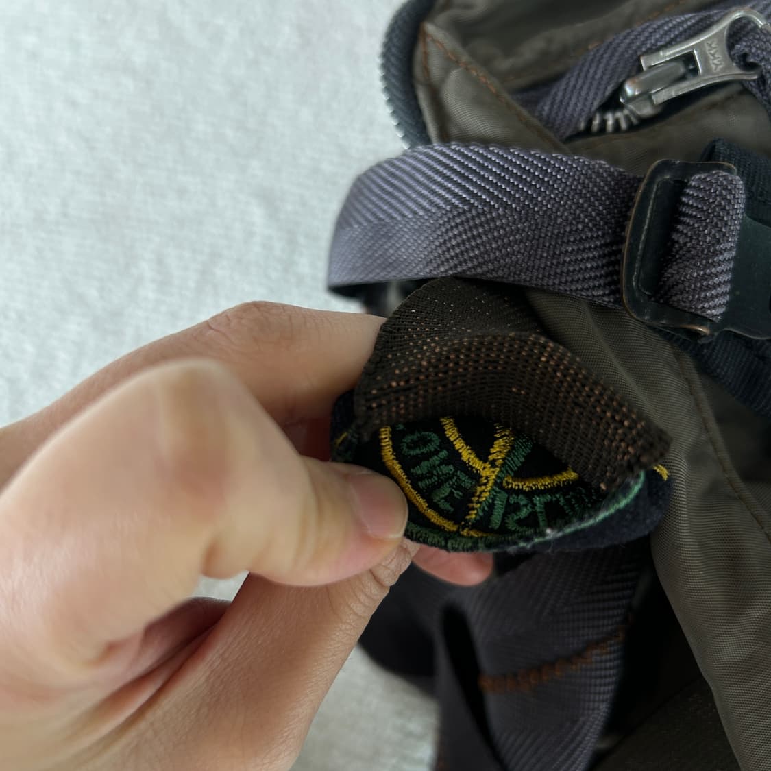 스톤아일랜드 정품 구형 힙색 가방 상품이미지9