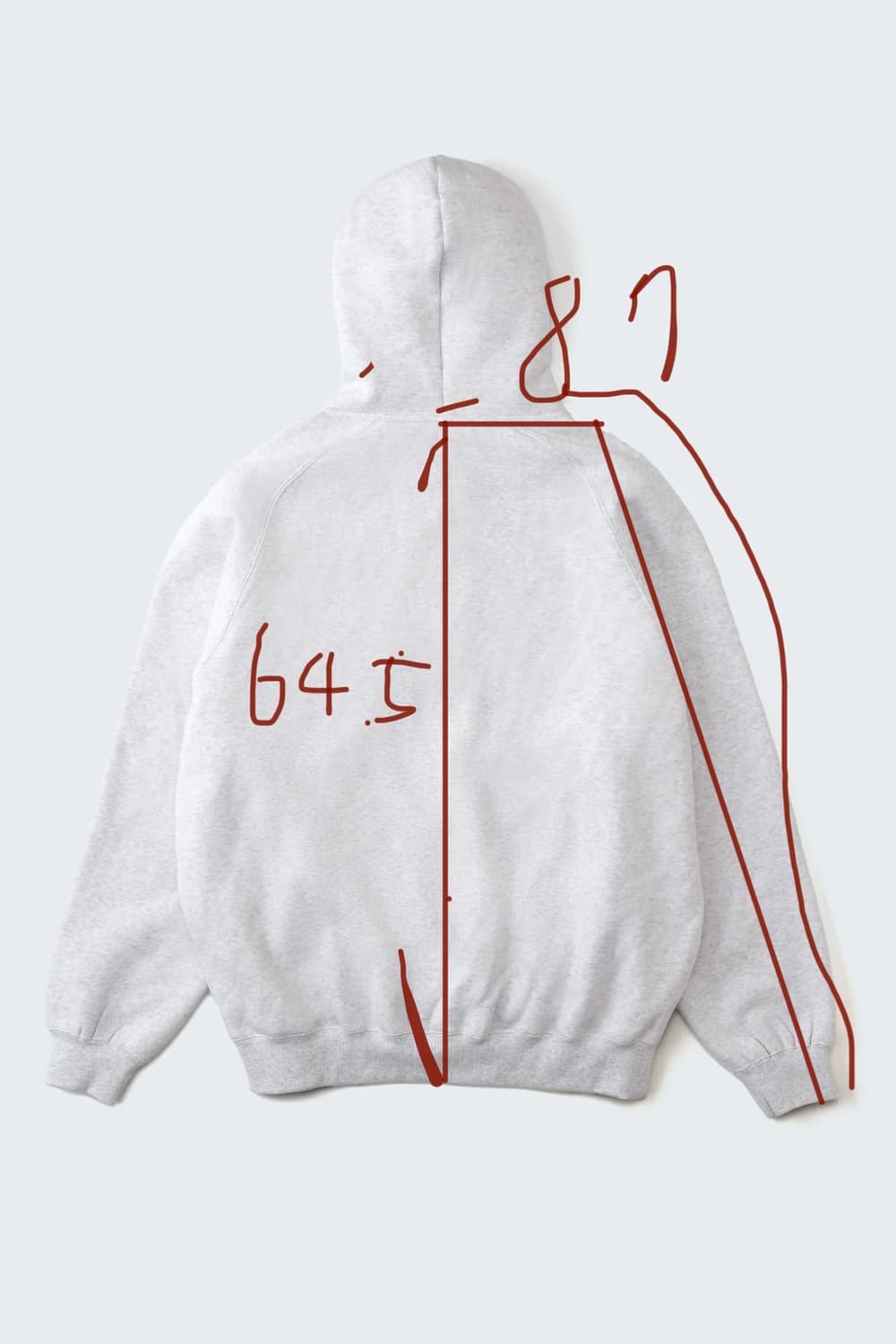 [S] PWA 레글런 후디 애쉬 상품이미지2