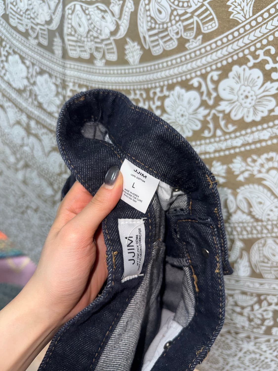 JJIM 생지 카펜터 데님팬츠  상품이미지6