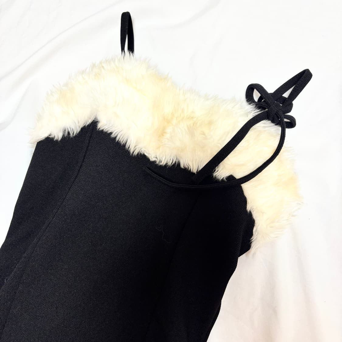 빈티지 y2k 고스 갸루 퍼 원피스 상품이미지2