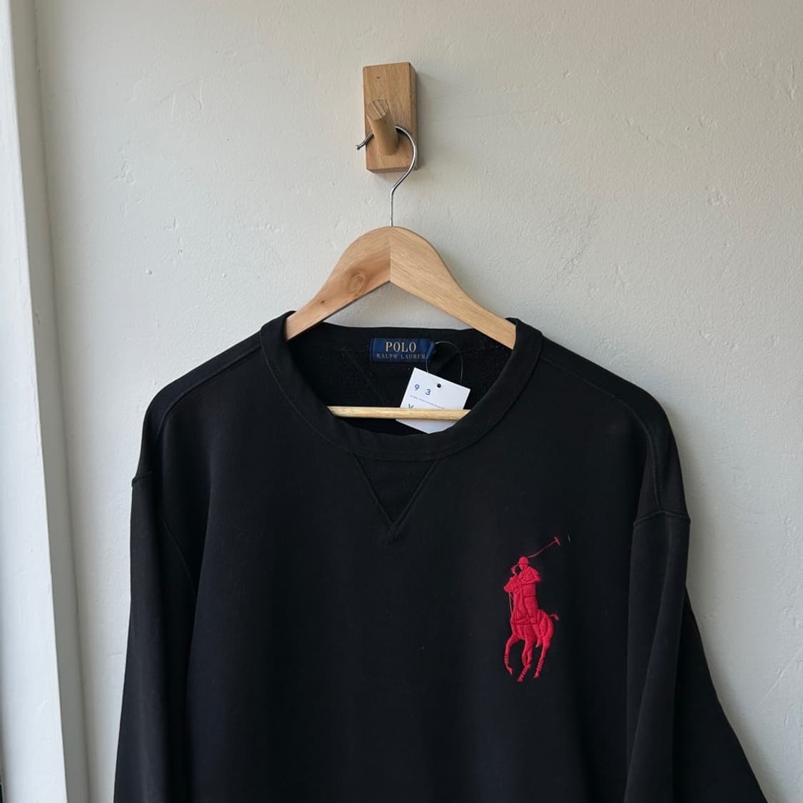 16811 - 폴로 랄프로렌 블랙 빅포니 맨투맨 상품이미지1