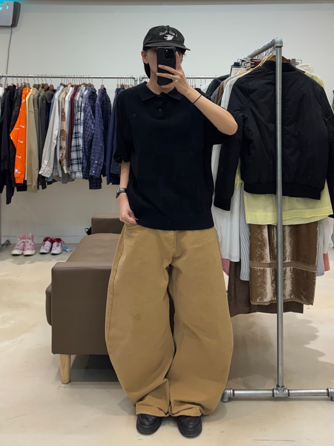 칼하트 wip 체커 폴로 반팔 상품이미지8