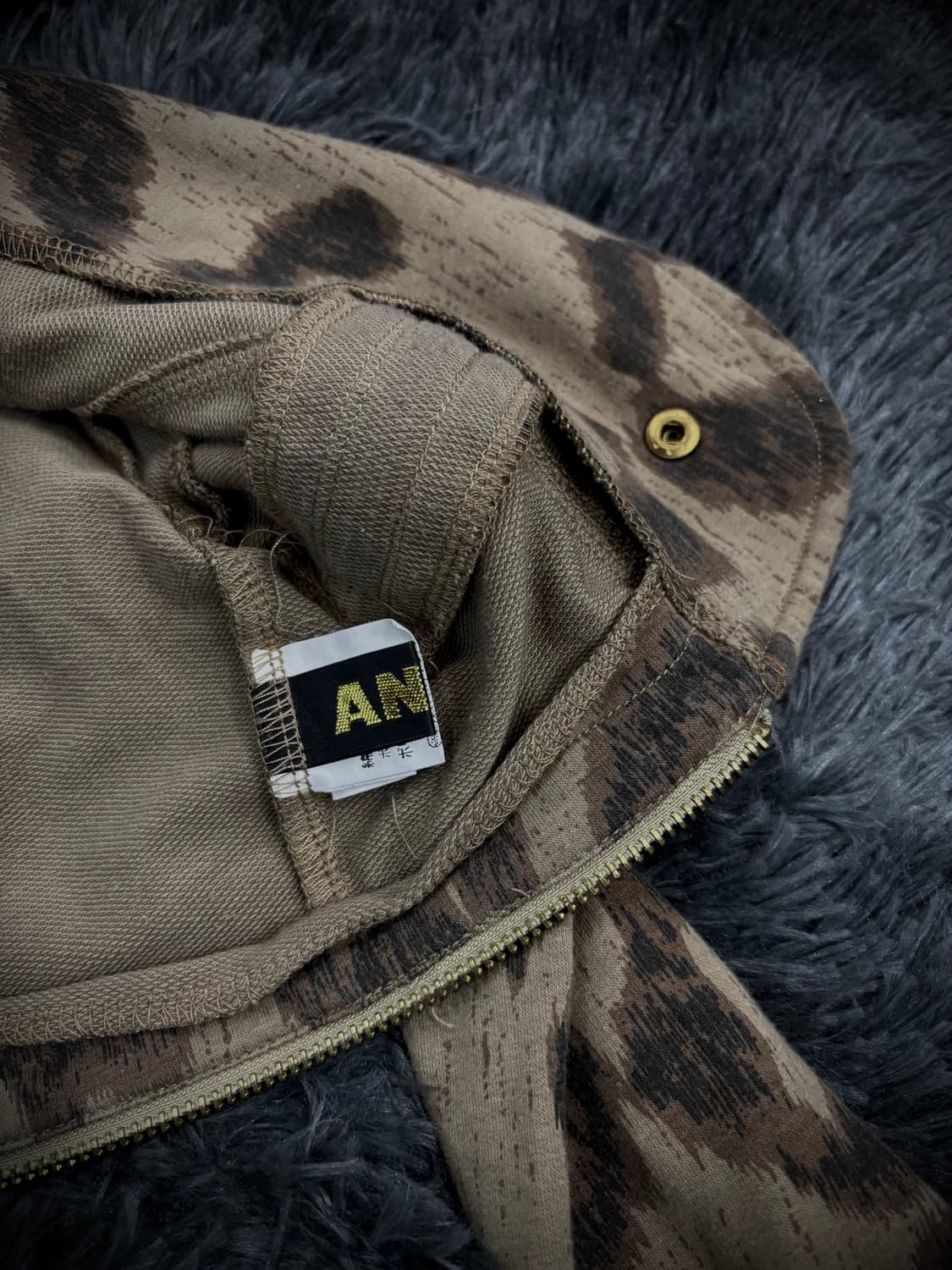 ANZU 레오파드 크롭 지퍼 디테일 자켓 상품이미지7