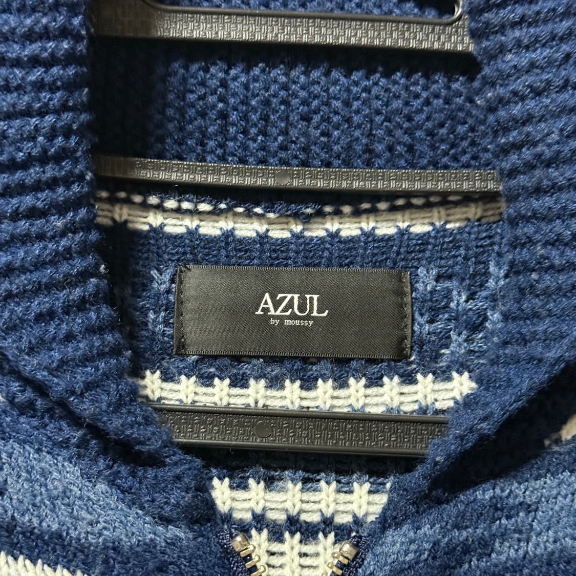 AZUL by moussy 나바호 패턴 니트 집업 가디건 상품이미지5