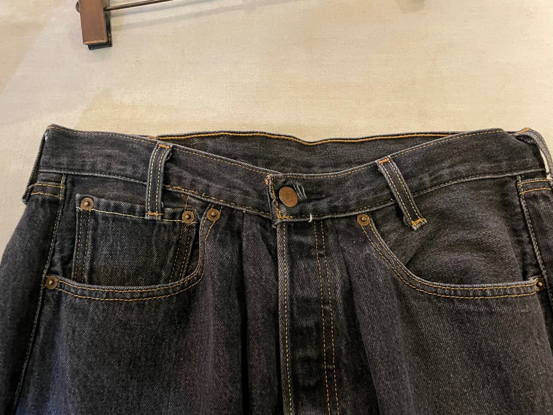 리바이스 501XX 블랙 데님 팬츠 상품이미지3