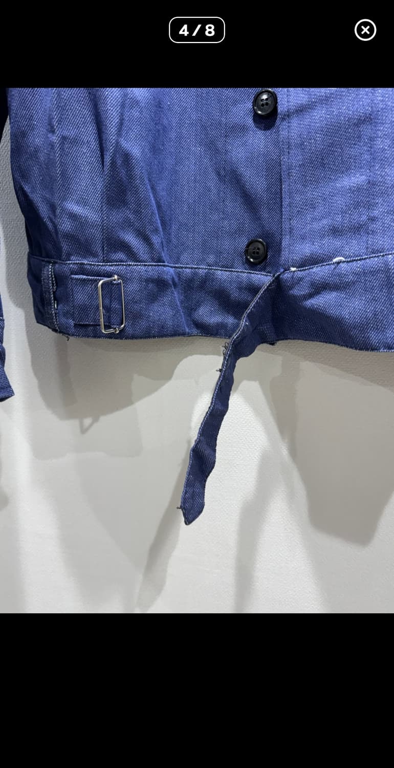 1987 이탈리아 데님 자켓 상품이미지3