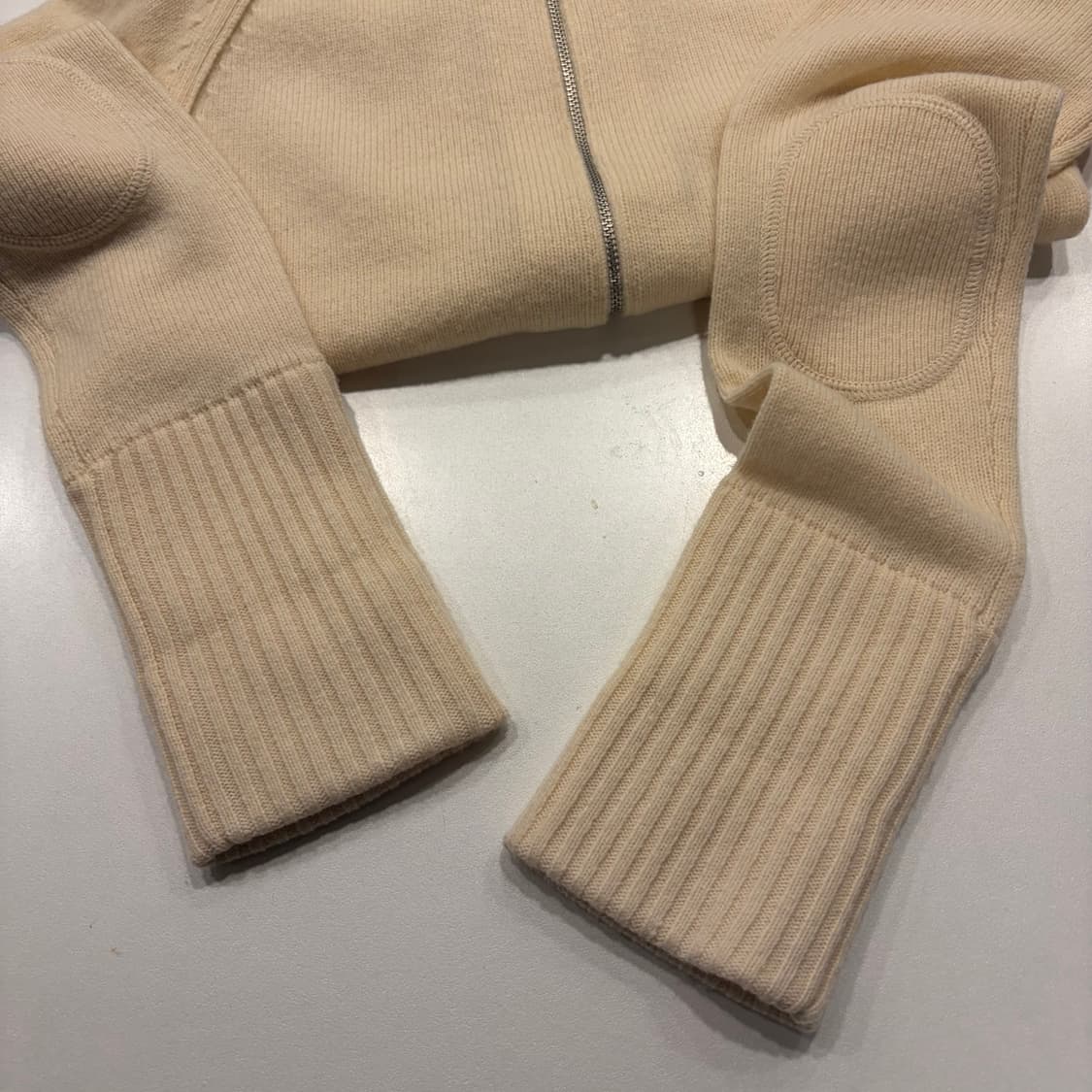 [XS] 폴로 진스 랄프로렌 램스울 투웨이 아이보리 니트 집업 C310 상품이미지8