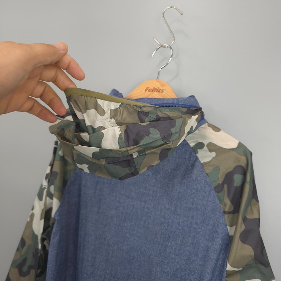 네파 NEPA 배색 카모 바람막이 점퍼 110 상품이미지5