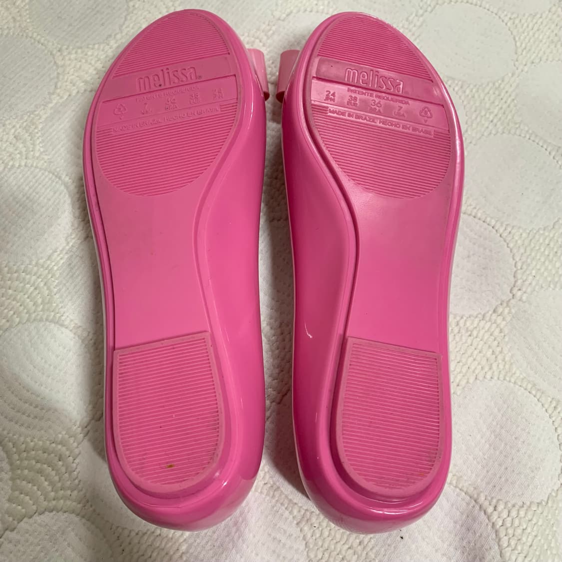 비비안 웨스트우드 X 멜리사 핑크 리본 플랫슈즈 상품이미지9