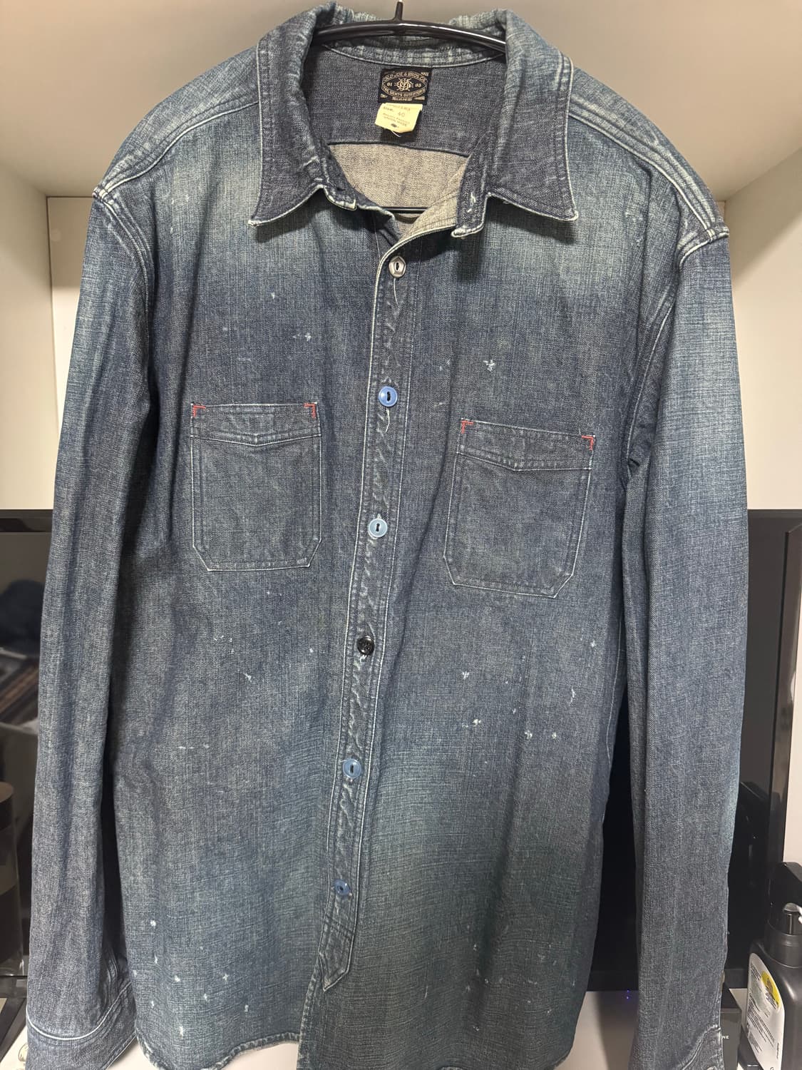 올드조 old joe 데님 셔츠 상품이미지1