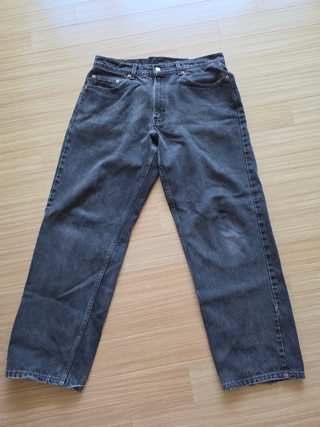 90's 리바이스 566 블랙 made in usa 상품이미지1