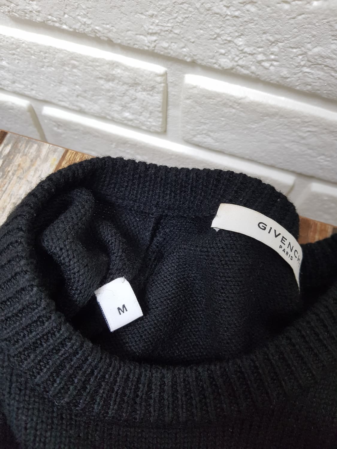 [m/정품] GIVENCHY 지방시 인타르시아 니트 상품이미지7