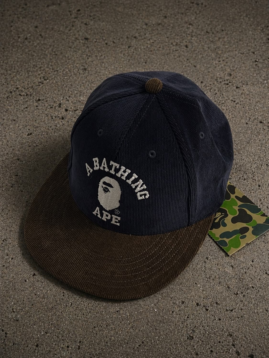 BAPE 코듀로이 스냅백 상품이미지1