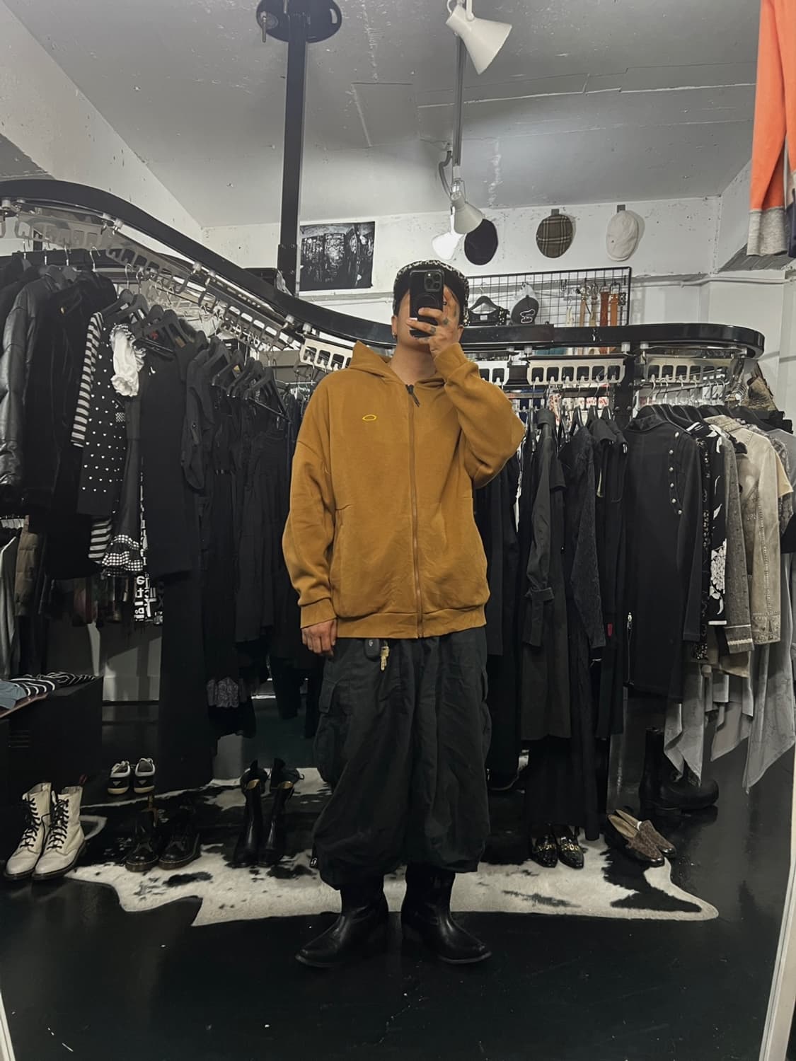 오클리 브라운 후드집업 L 상품이미지2