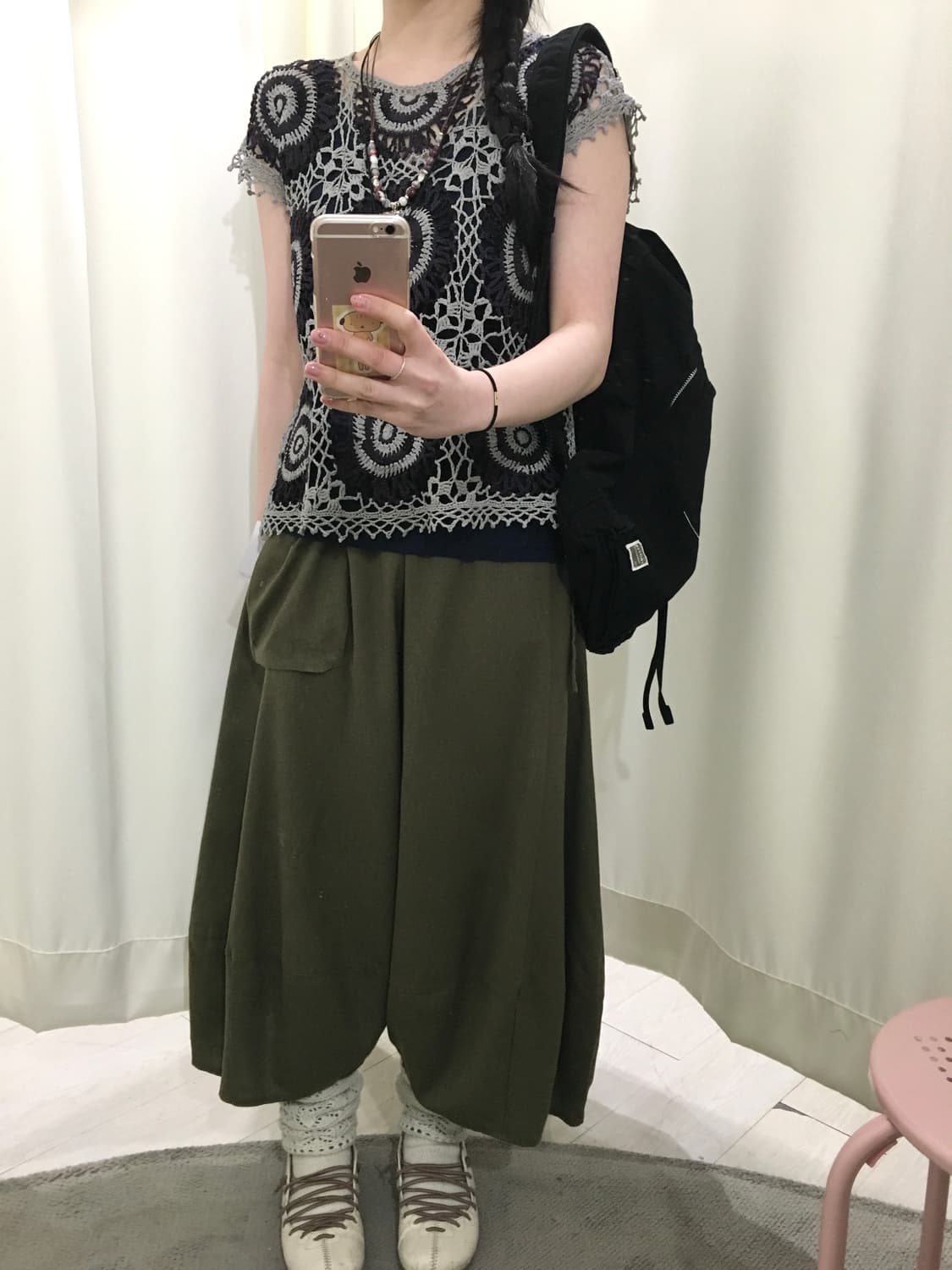 taro boba crochet knit 상품이미지3