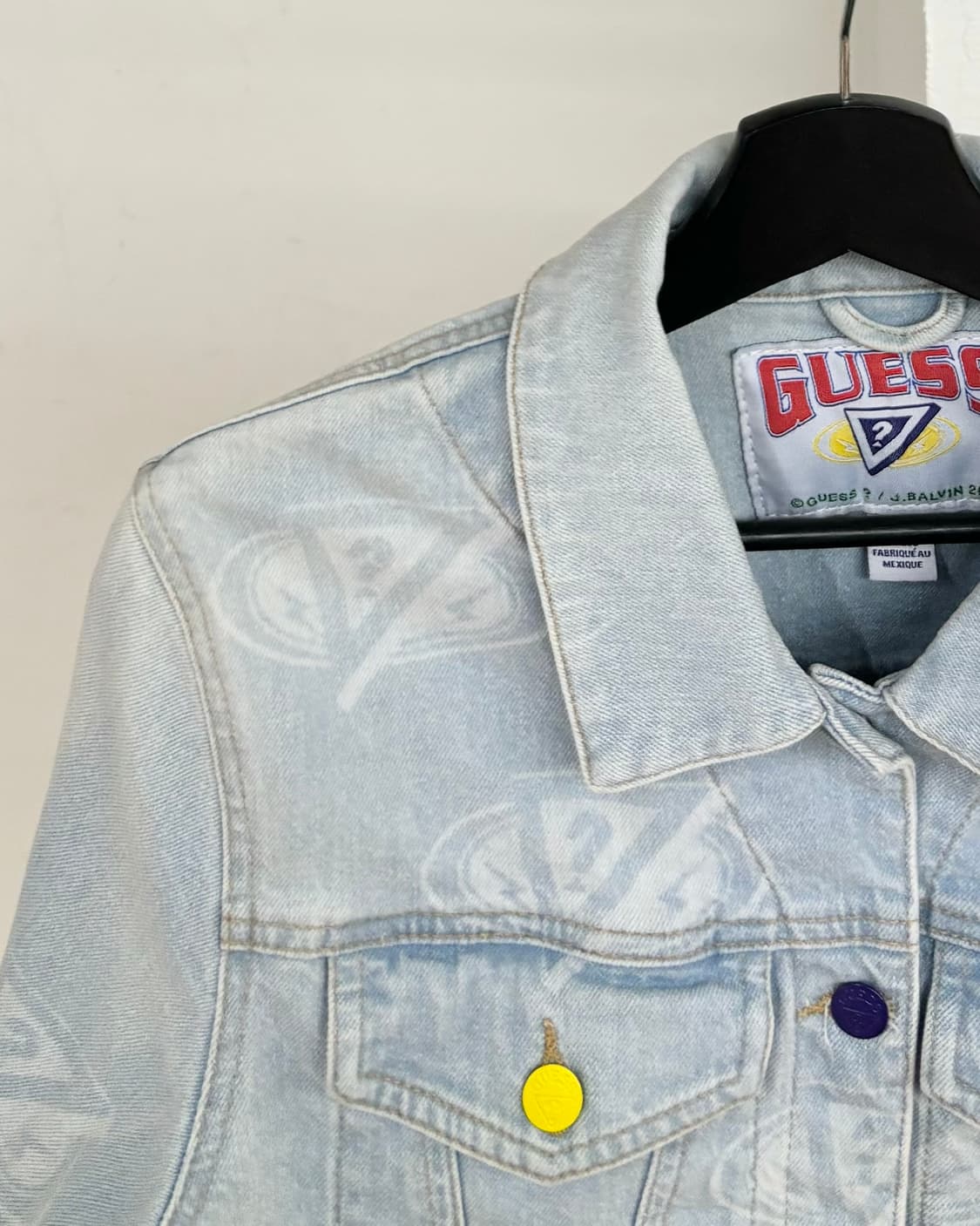 게스 크롭 데님 재킷 상품이미지3