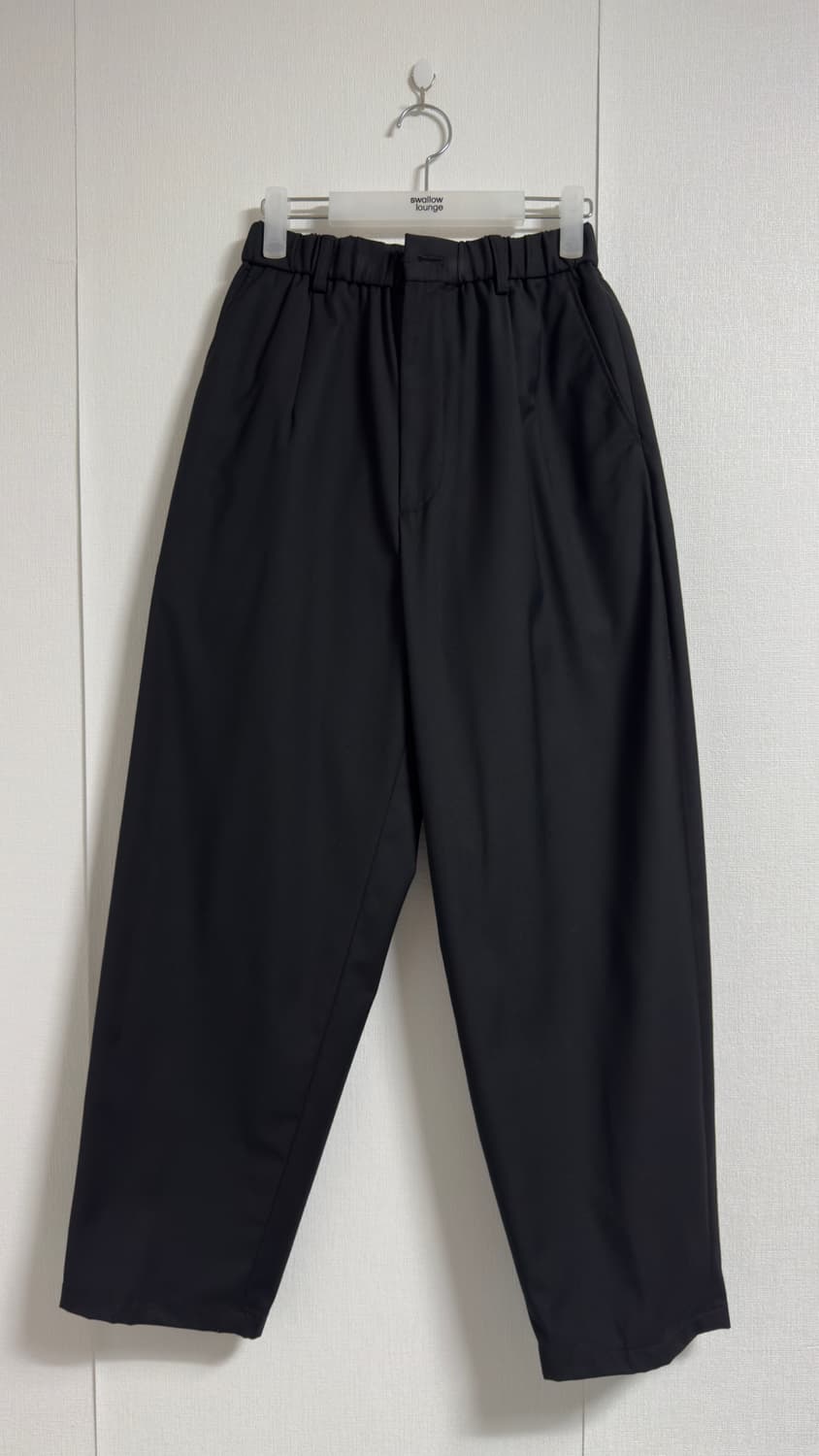 어나더오피스 Cocoon Banded Pants (Black) 상품이미지2