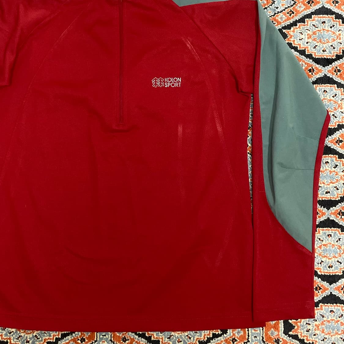 코오롱스포츠 레드 기능성 긴팔티셔츠 여성90 상품이미지3