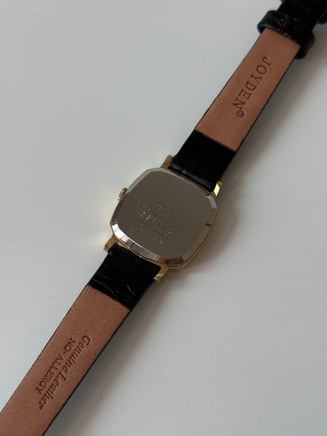 1980s Roman Gold Square Ladies Quartz 상품이미지7
