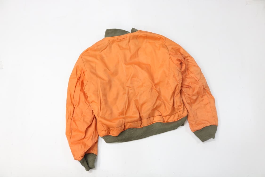 빈티지 미공군 MA-1 리버시블 플라이트 항공 점퍼 L 상품이미지10