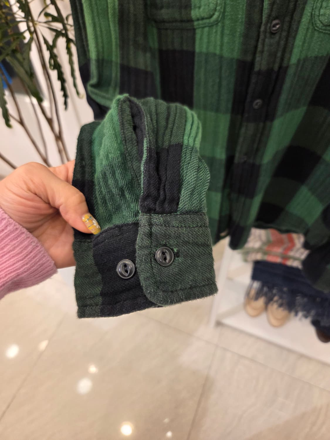 랄프로렌 체크 코튼 셔츠 상품이미지2