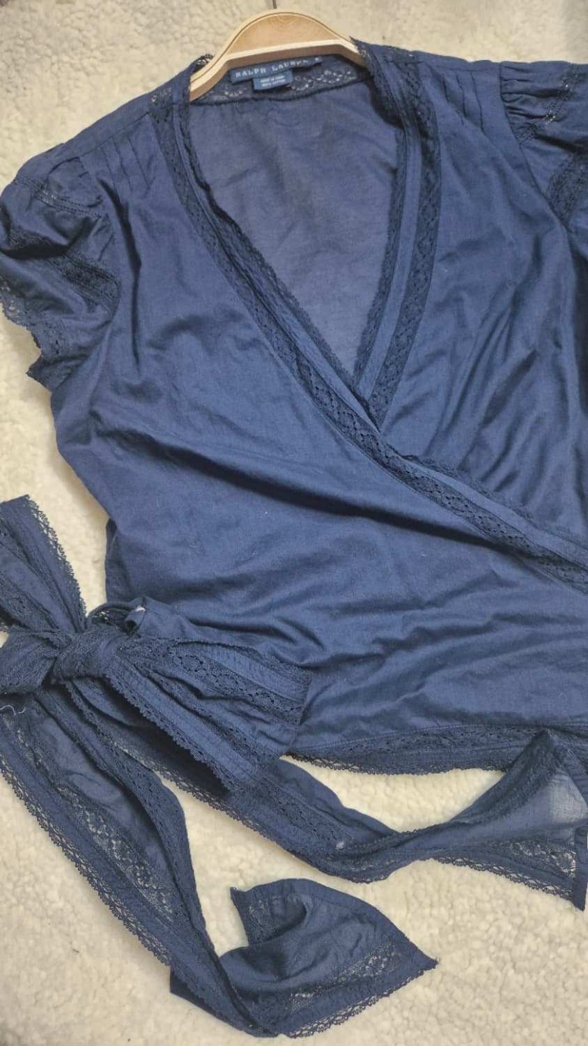 랄프로렌 레이스 랩셔츠 블라우스  상품이미지2