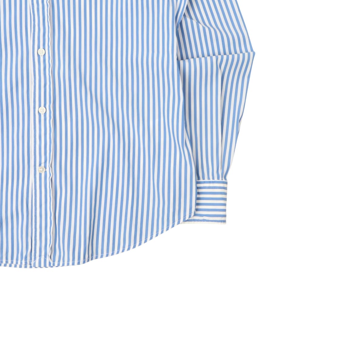 폴로 랄프로렌 우먼스 블루 스트라이프 셔츠 상품이미지4