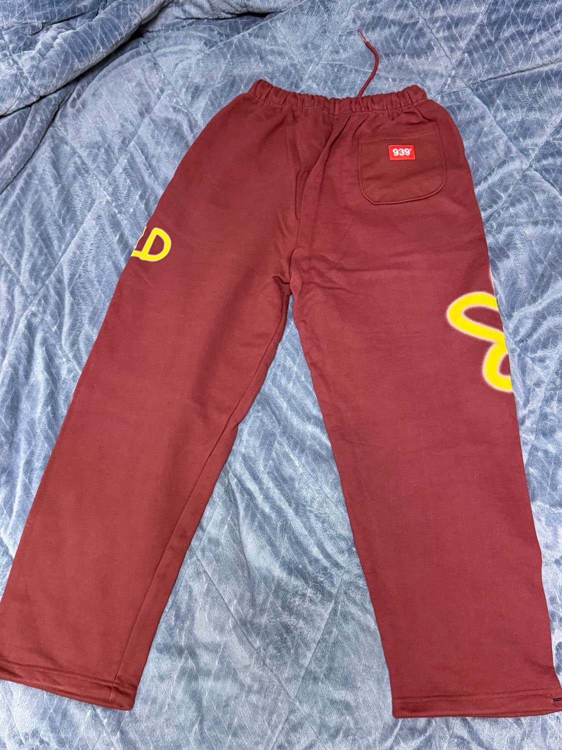 [아카이브볼드] 939 데이지 스웻팬츠 버건디 L 상품이미지2