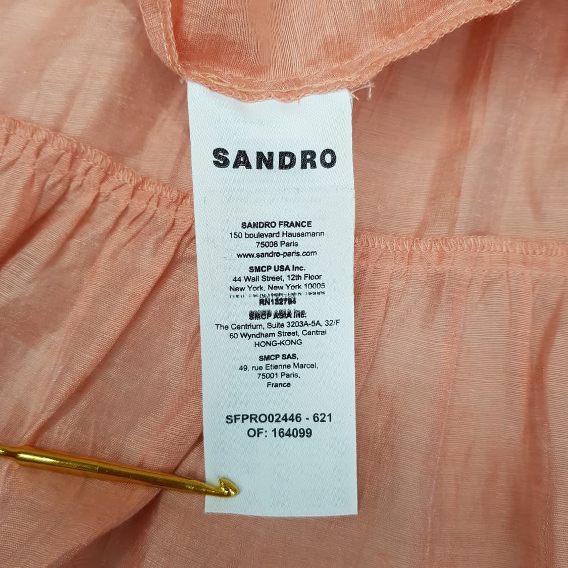 산드로 러플 미니 드레스 36사이즈 상품이미지8