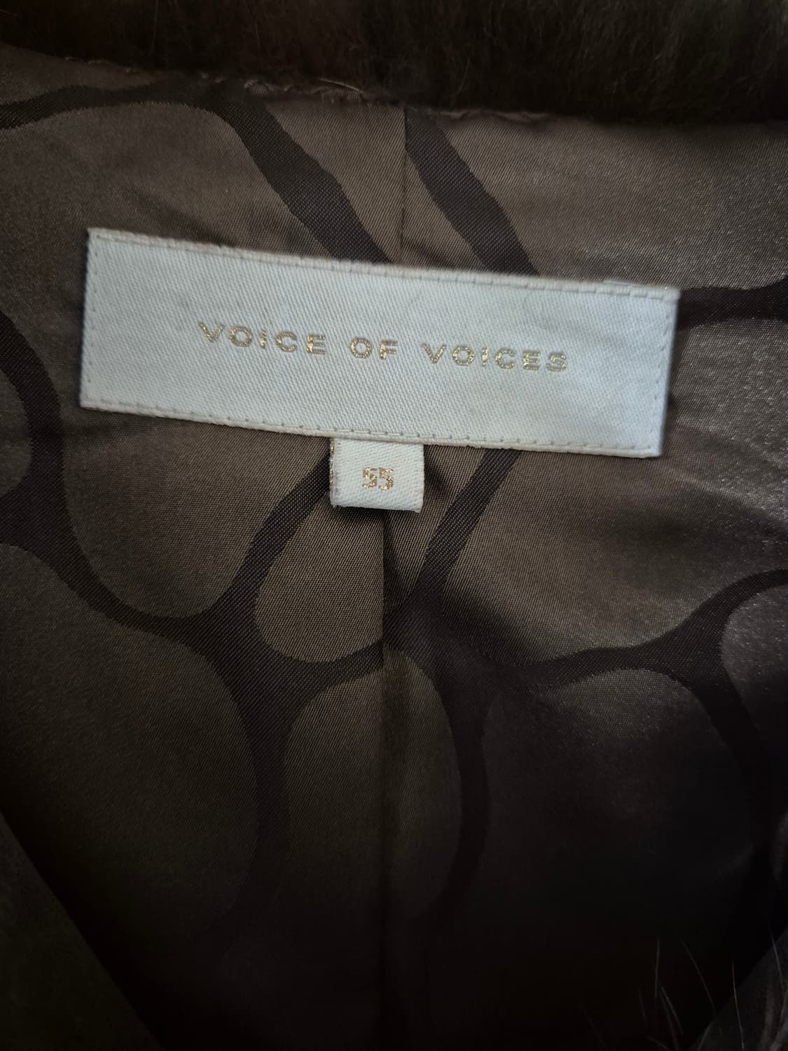 [55]보브VOV 여자 여우털 크롭 숏자켓 상품이미지4