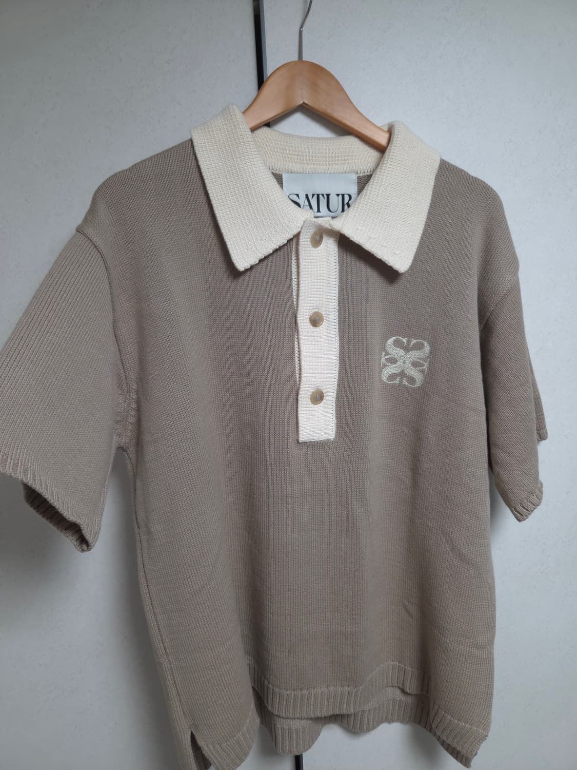 세터 Satur 나폴리 소프트 코튼 폴로 니트 상품이미지6