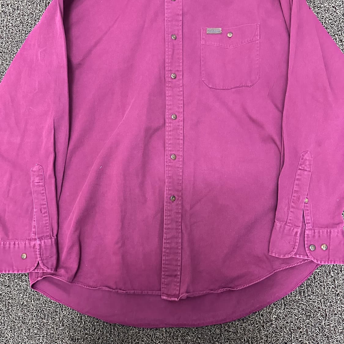 칼하트 포켓 퍼플 셔츠 L 상품이미지4