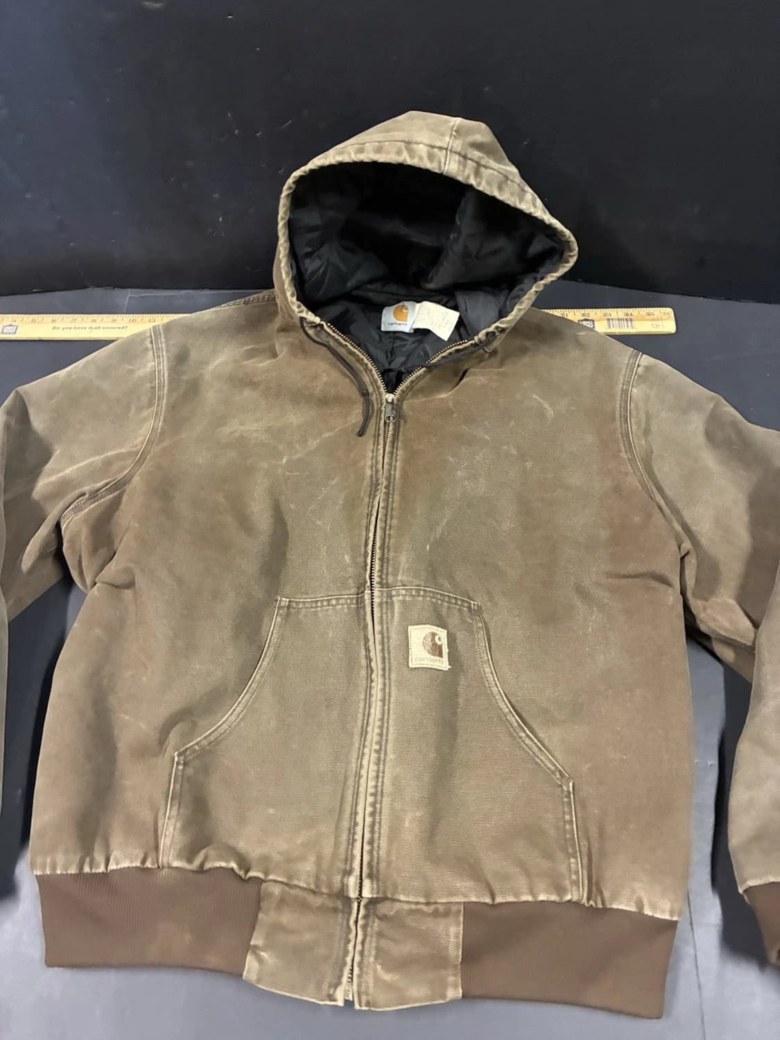 칼하트 JQ382 캔버스 후드집업 자켓 2XL 상품이미지2