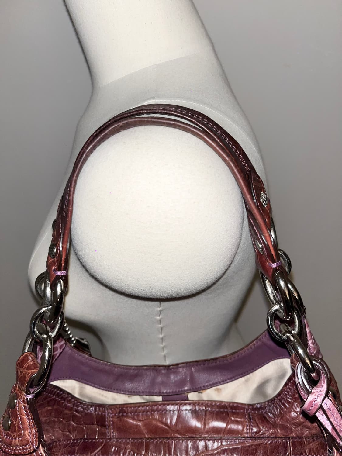 📦2000ss Coach alligator skin bag 상품이미지6