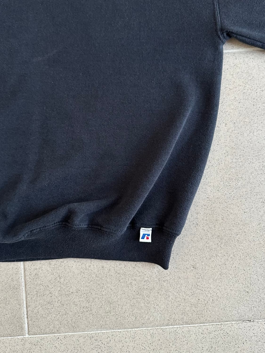 00s 빈티지 러셀 스웻셔츠 블랙 L 상품이미지3