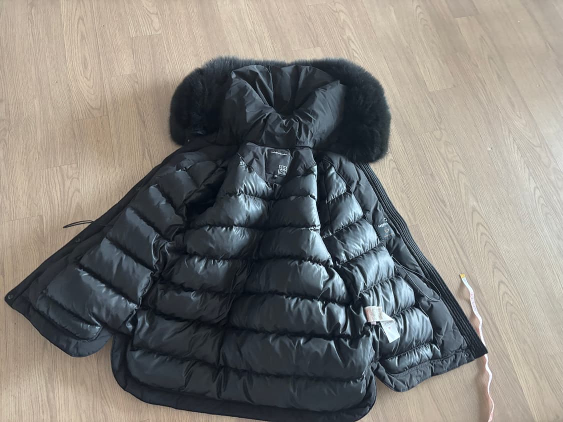 새상품급 에고이스트 빅사가퍼  날개 스트링 야상형 구스다운패딩 55(66 상품이미지5