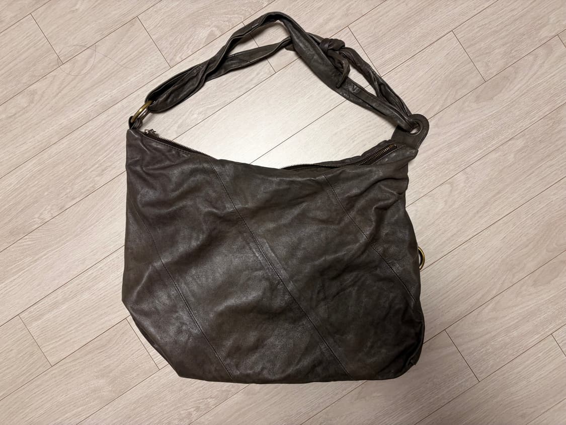 빈티지 긱시크 숄더 가죽 링 가방 상품이미지1