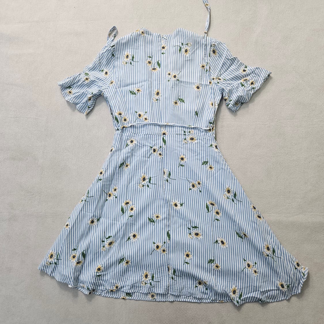 85-95 로엠 여성 해바라기패턴 원피스 0403Y 상품이미지2