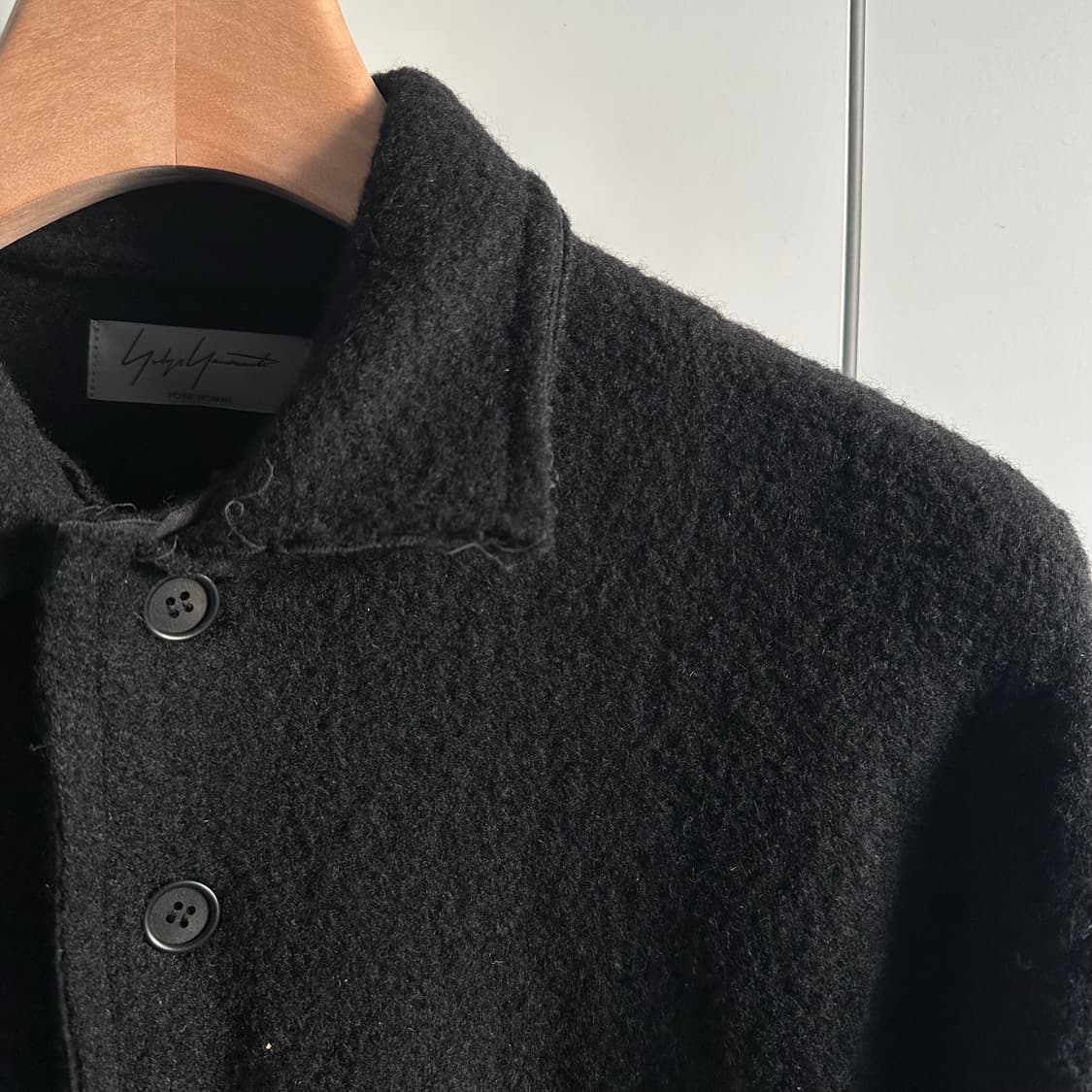 요지야마모토 뿌르옴므 알파카 코트 상품이미지3