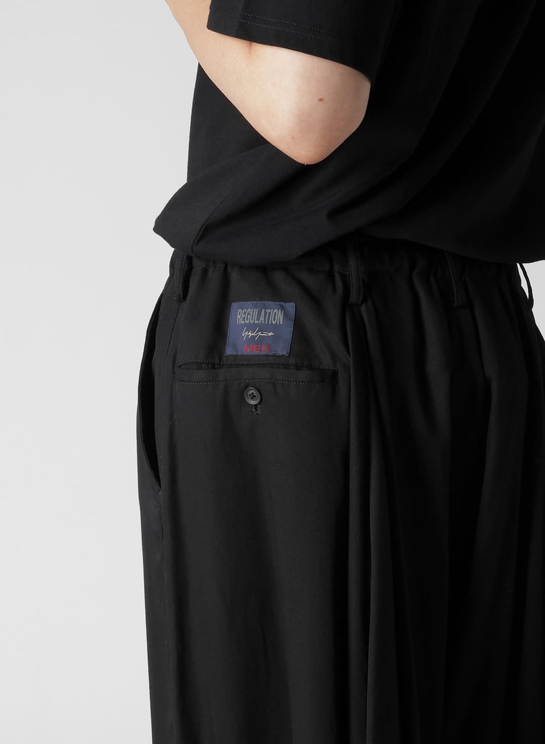 26ss yohji yamamoto pour homme 카라스 팬츠 상품이미지3