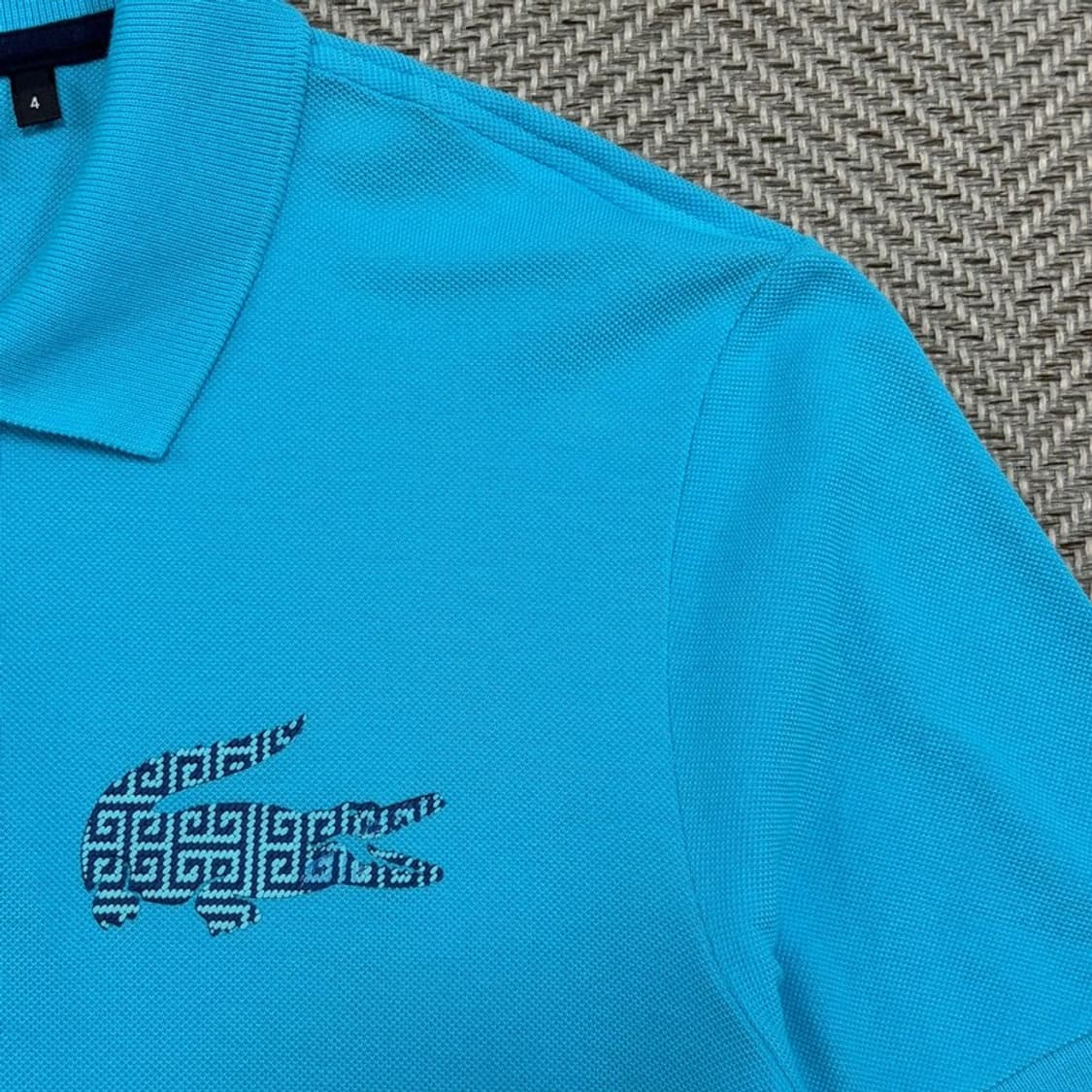 라코스테 로고 그래픽 피케티셔츠 v3225 상품이미지5