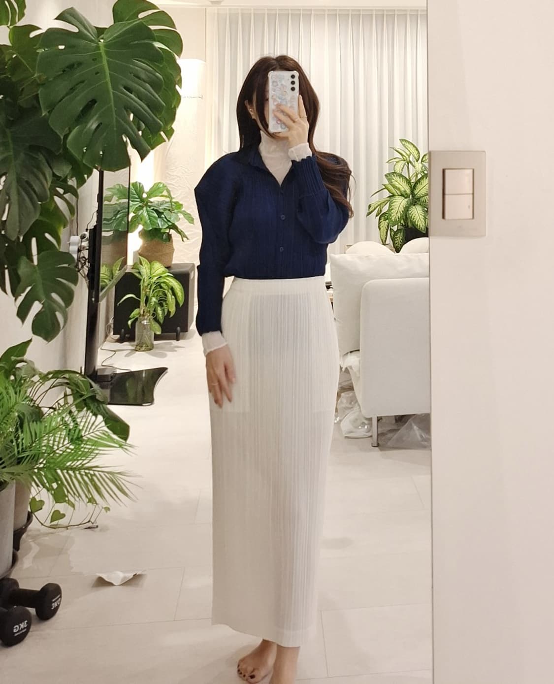 플리츠플리즈 셔츠형 카라탑 이세이미야케 상품이미지4