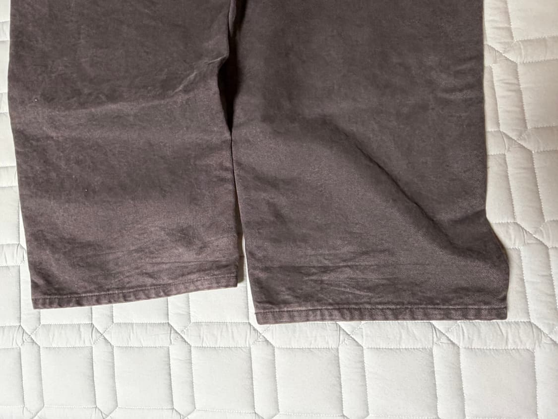 아오이로 커티드 더블니 팬츠 블랙 펄 1사이즈 상품이미지4